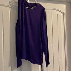 H&M size 6 purple one shoulder top